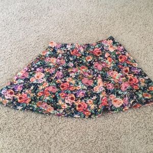 Floral skater skirt